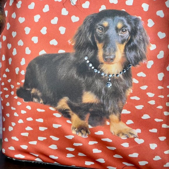 Dachshund bag and matching wallet - Picture 4 of 14